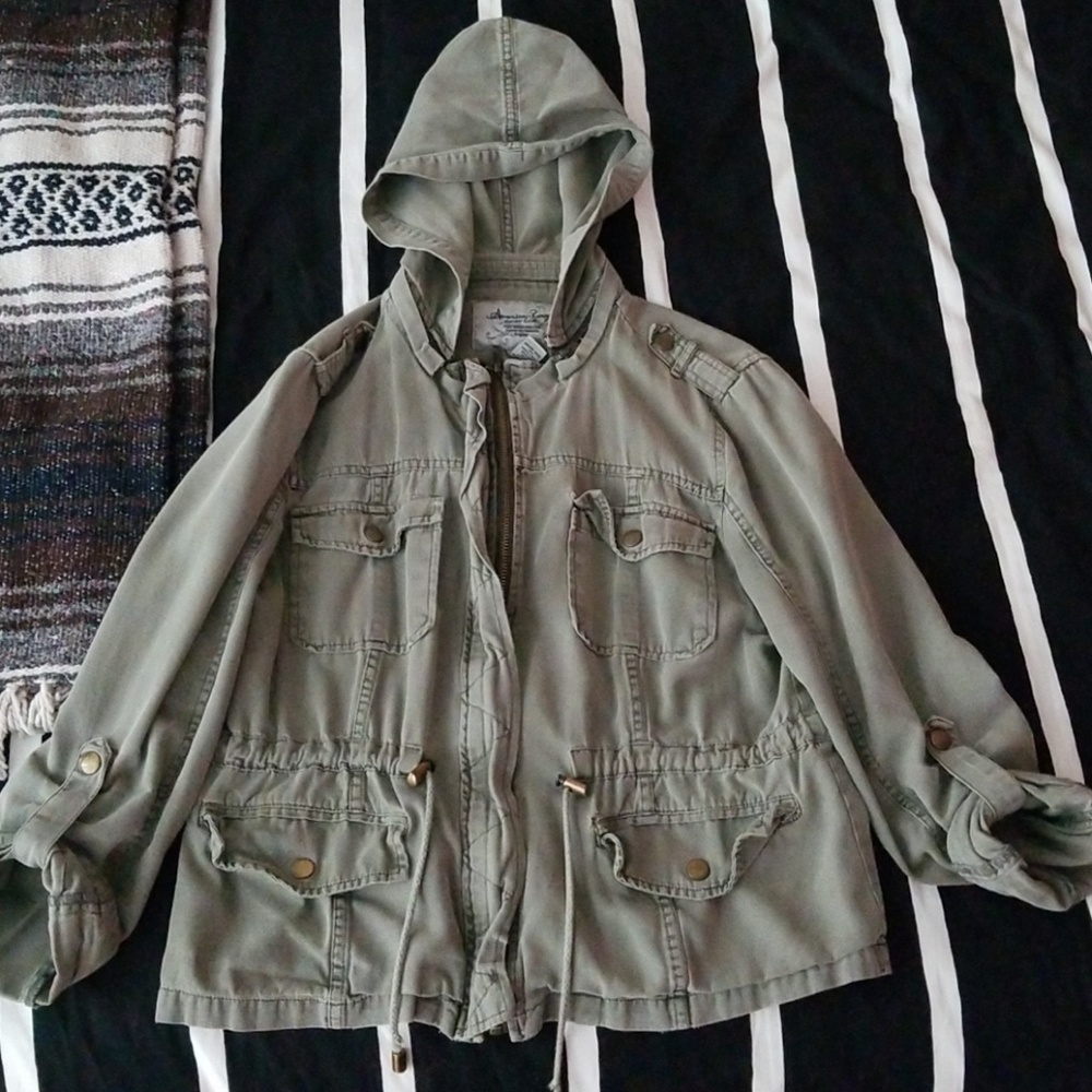 Olive green jacket